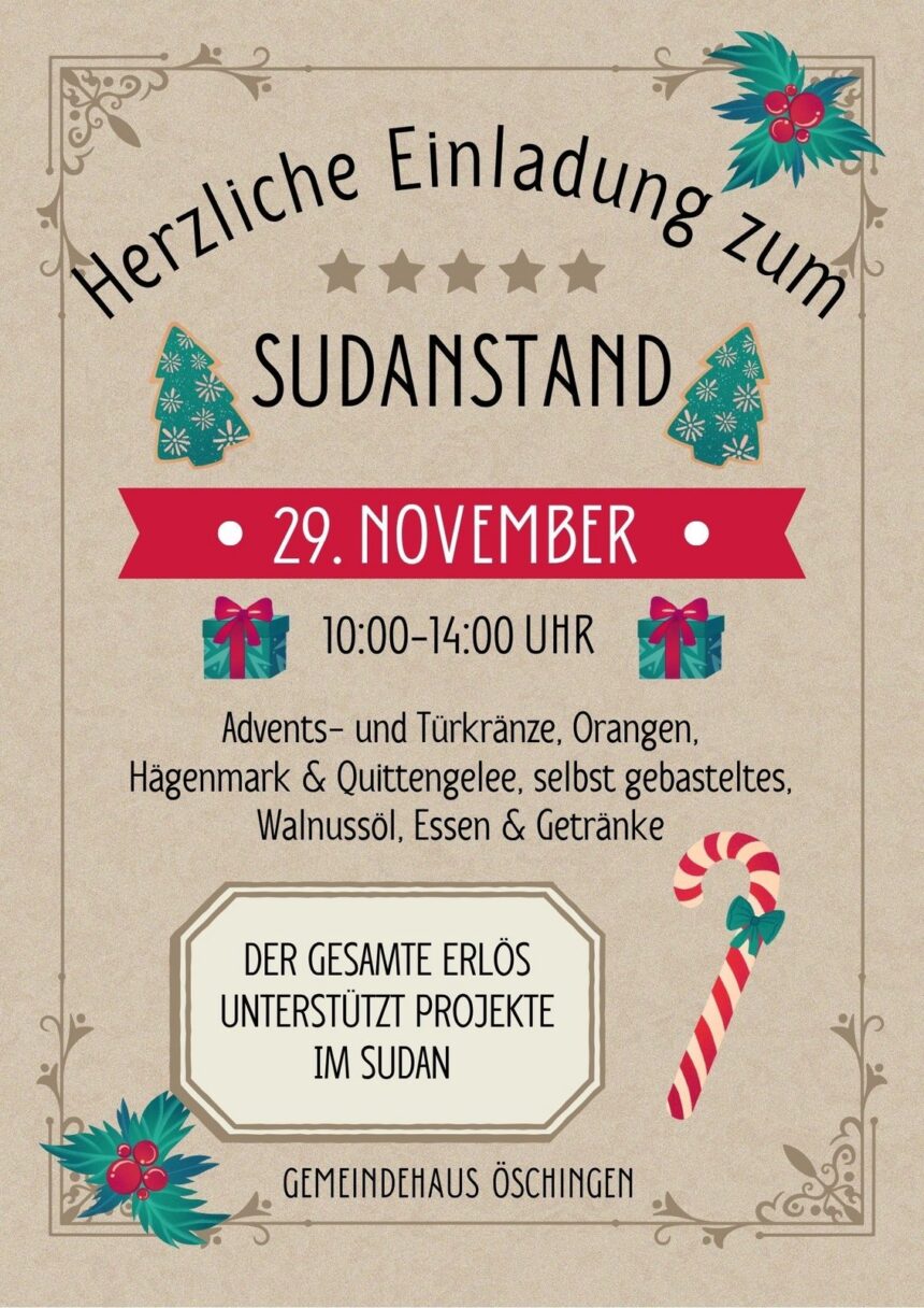 Sudanstand am 29.11.