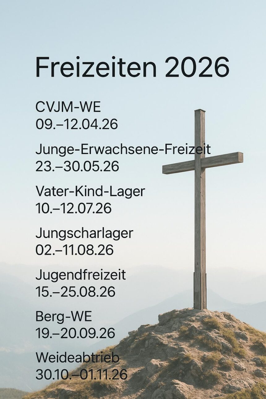 Freizeiten 2026