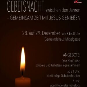 Gebetsnacht 28. auf 29.12