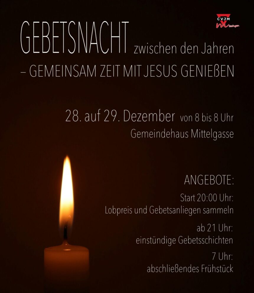 Gebetsnacht 28. auf 29.12