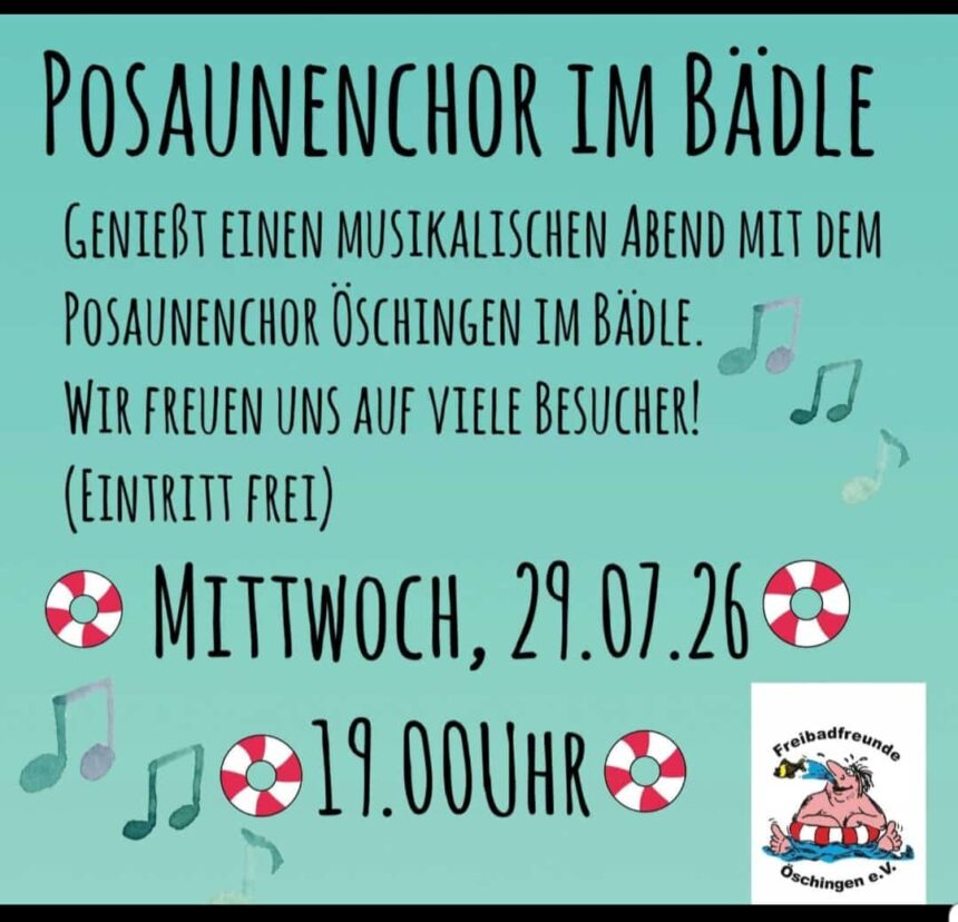 Der Posaunenchor kommt wieder ins Bädle